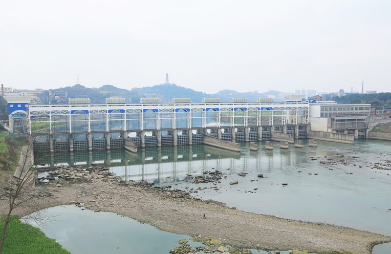 內江天宮堂水電站閘壩