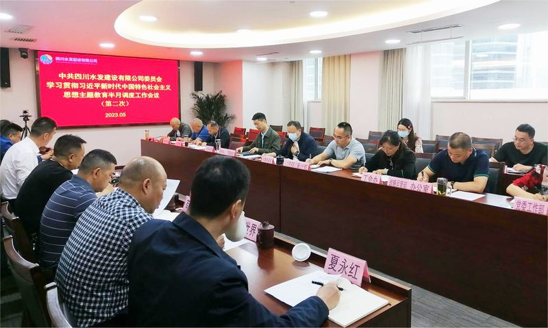 公司召開學習貫徹習近平新時代中國特色社會主義思想主題教育第二次調度工作會