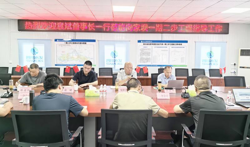 袁斌帶隊到川南片區項目一線調研