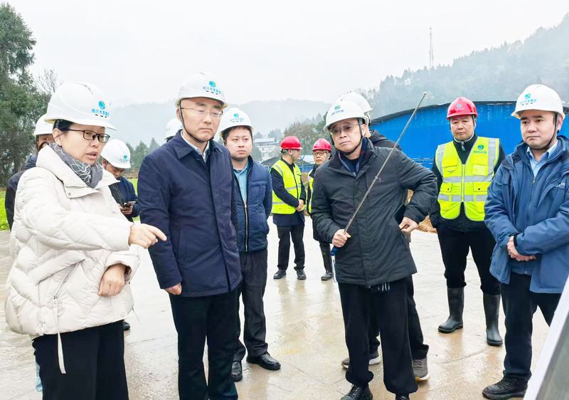 曹斌赴亭子口灌區(qū)I期構(gòu)溪河渡槽工程調(diào)研